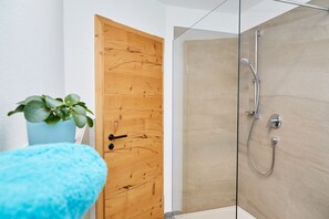 Condo | Bathroom | Shower, towels, soap, toilet paper