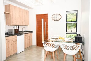 Standard Cottage, 2 Bedrooms | Private kitchen | Microwave, espresso maker, coffee/tea maker, electric kettle - Linden Gap (Randburg)