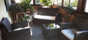 Sala de estar en el lobby