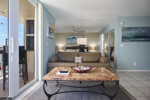 TV, DVD player - Cute, Cozy And Clean! Beachfront Condo At Estero Beach And Tennis Club Offers Fun and Sun! (Fort Myers Beach)