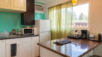 House (Bright Studio in Concord, near BART) | Private kitchen | Fridge, microwave, coffee/tea maker, cookware/dishes/utensils