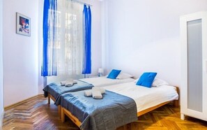 Departamento, 2 habitaciones | Tabla de planchar con plancha, wifi gratis y ropa de cama 