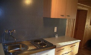 Apartment, Patio | Private kitchen - Naturfreundepension Hagenberger für Erwachsene (Witzmannsberg)