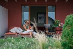Terrace/patio - Bio Thermalhotel Falkenhof (Bad Fuessing)
