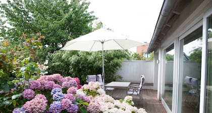 Alleinstehendes Haus mit Garten und Terrasse in Strandnähe