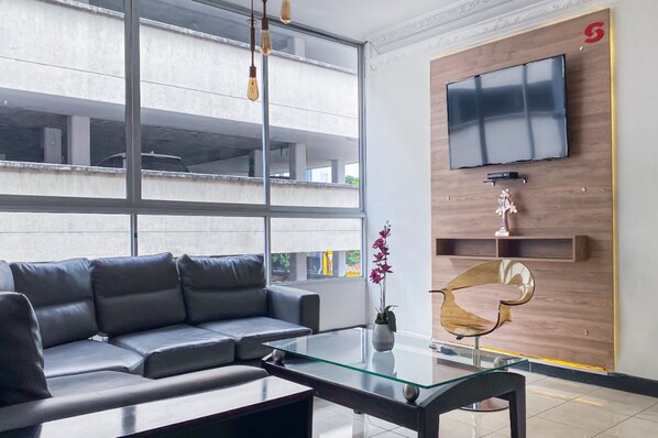 Sala de estar en el lobby