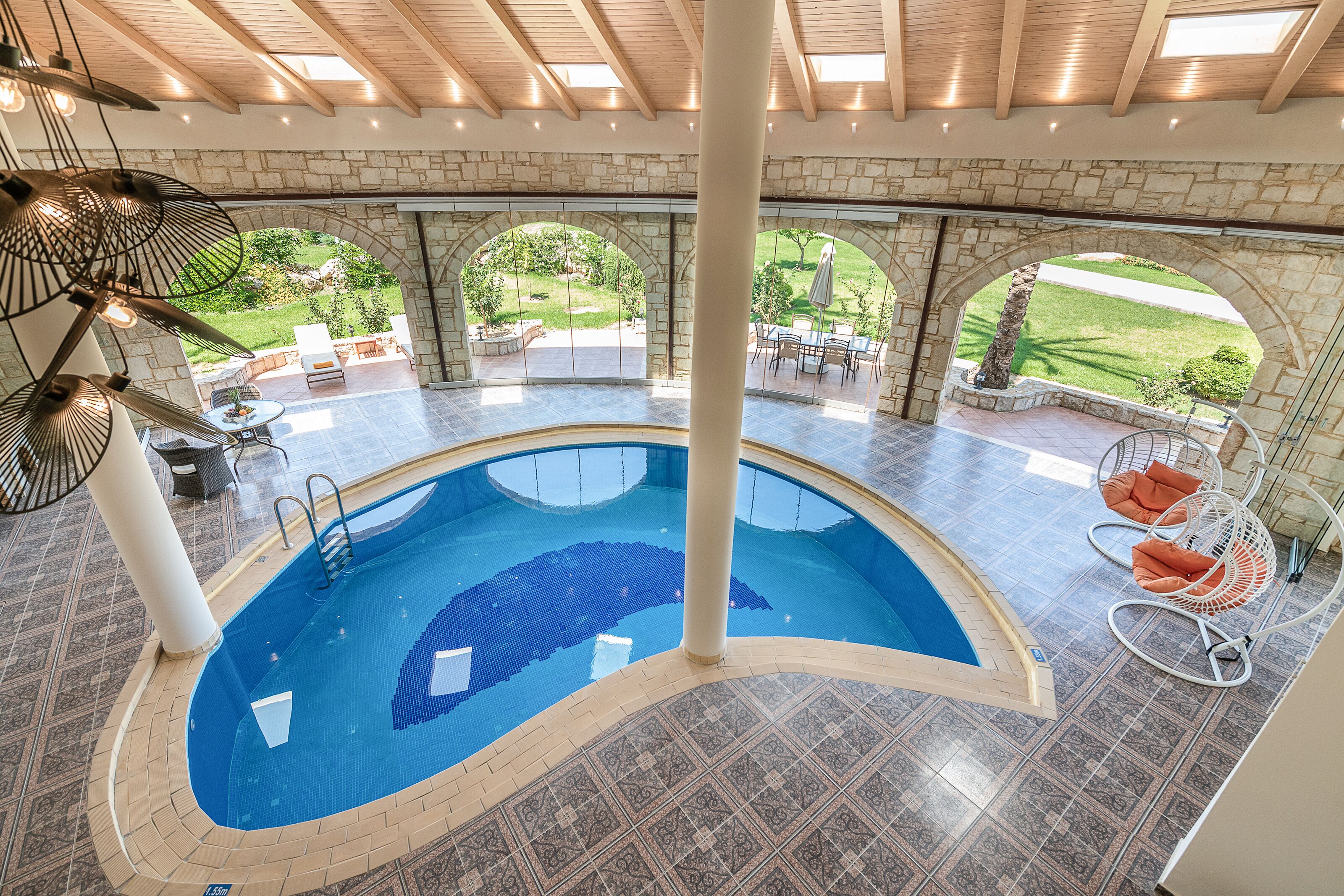 Superior Villa, 3 Bedrooms, Private Pool | Living area | 32-inch LED TV with cable channels, TV, DVD player