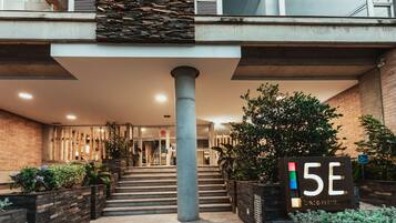 Front of property - evening/night