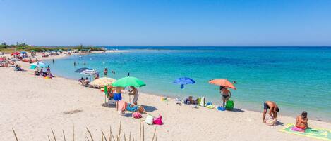 على الشاطئ، كراسي للتشمس