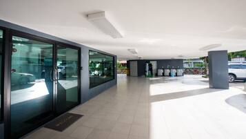 Interior entrance