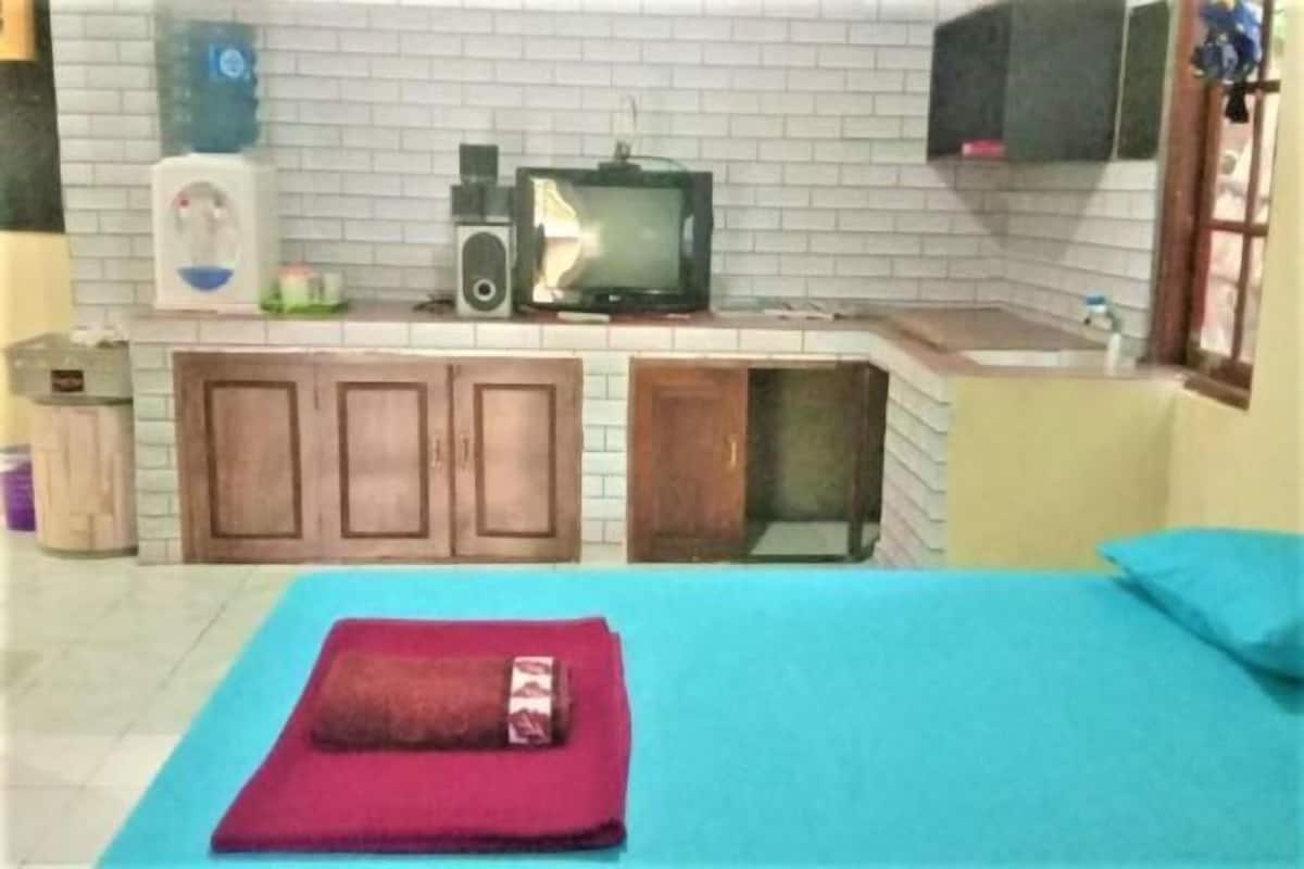 1 slaapkamer, een bureau, gratis wifi, beddengoed