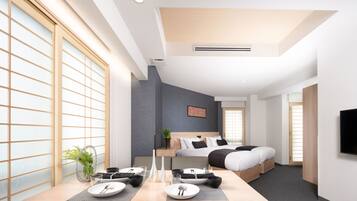 1 غرفة نوم وملاءات للفراش لا تسبب الحساسية وألحفة محشوة بالريش