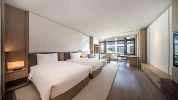 In-room safe, desk, blackout curtains, iron/ironing board