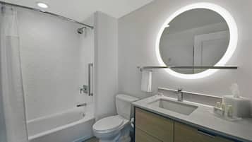 Hair dryer, towels