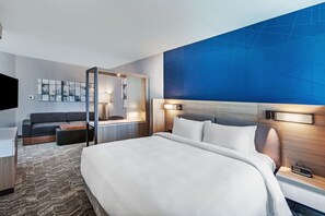 Escritorio y espacio para trabajar con laptop 