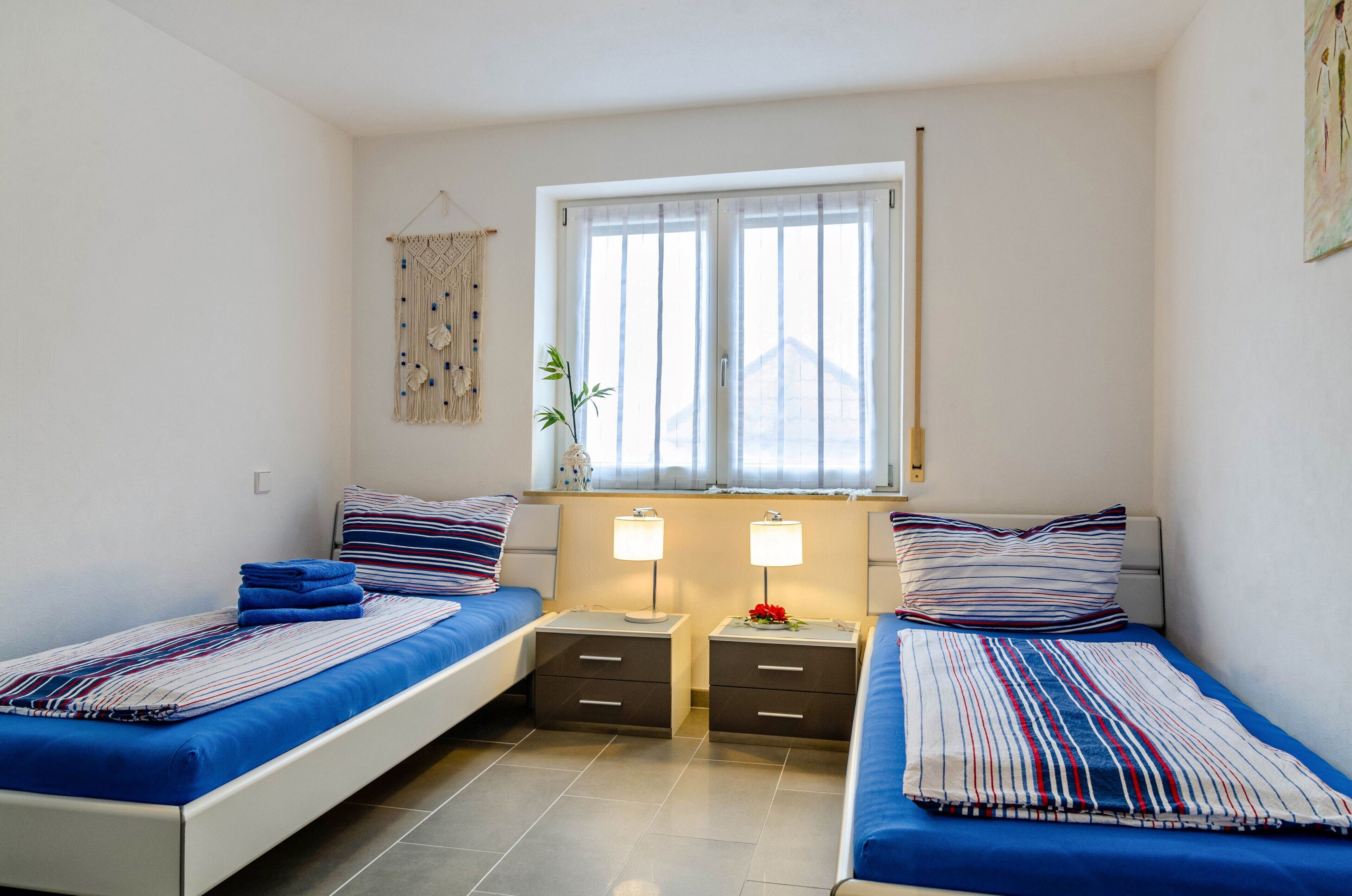 2 bedrooms, iron/ironing board, free WiFi, bed sheets