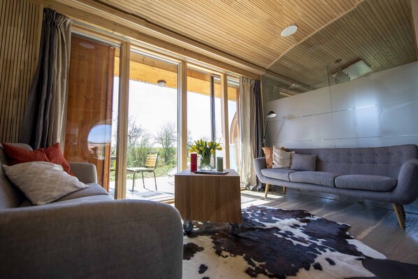 House, Balcony | Living area | Flat-screen TV, fireplace