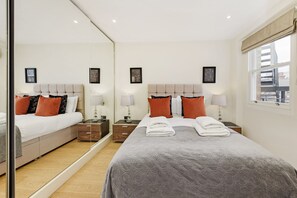 Apartment 14 - Two Bedroom with Roof Terrace | Desk, laptop workspace, blackout drapes, iron/ironing board - Fitzrovia by CAPITAL (London)