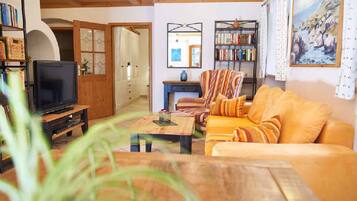 Apartment | Living area | 42-inch TV with satellite channels, DVD player