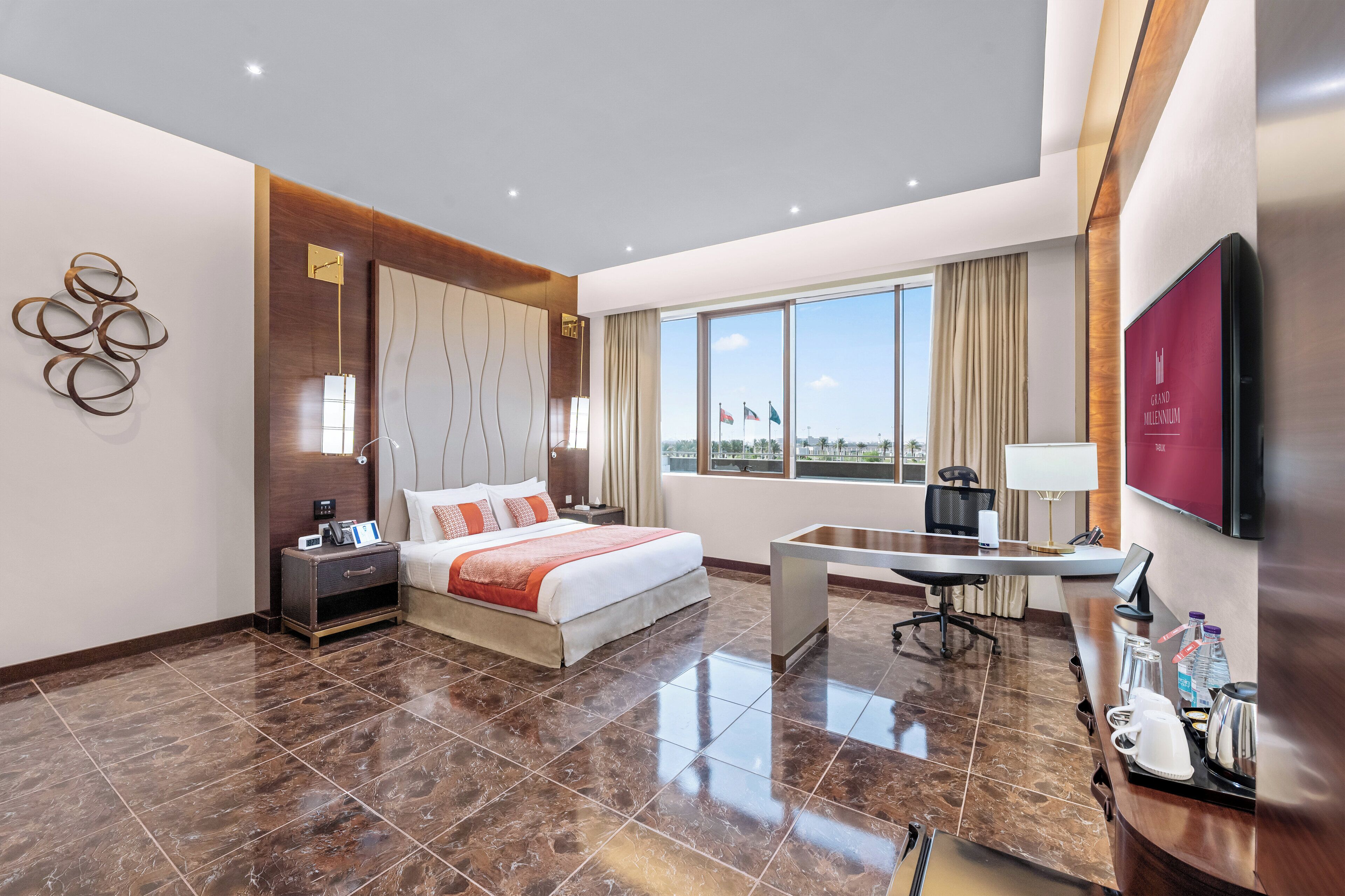 Handrails in hallways