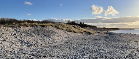 Tæt på stranden