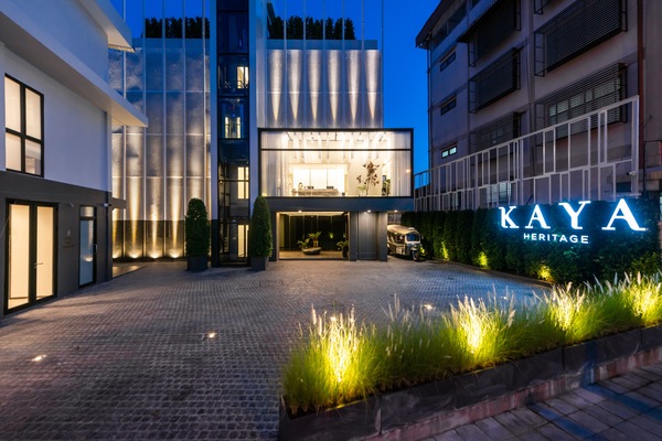 Front of property - evening/night