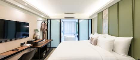 Premier dubbelrum | SÀngtillbehör av högsta kvalitet, memory foam-madrasser och unika möbler