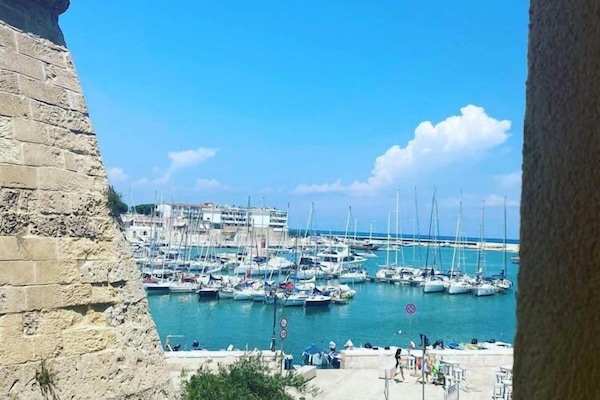 Blick von der Unterkunft