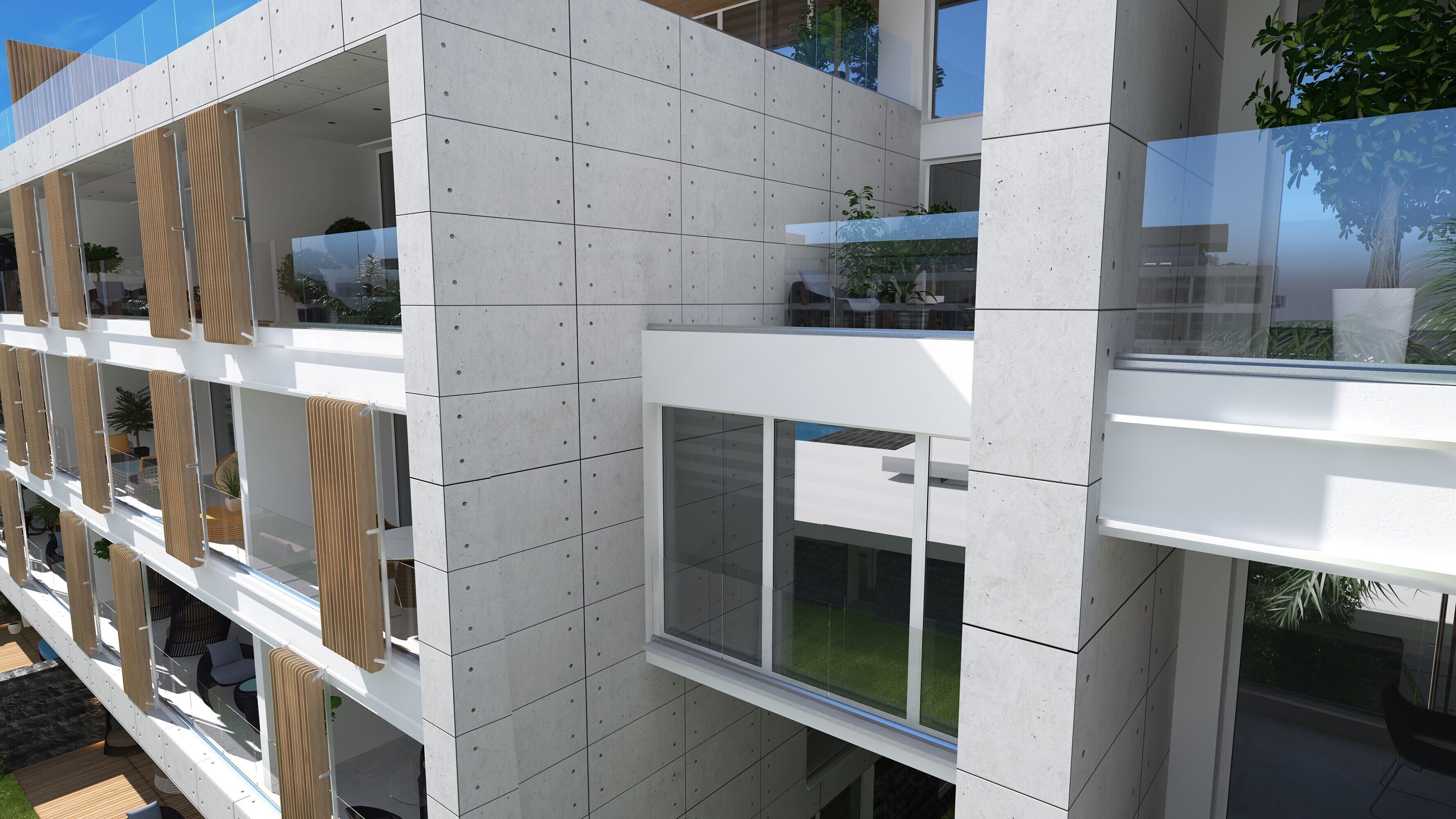 Balkon manzarası