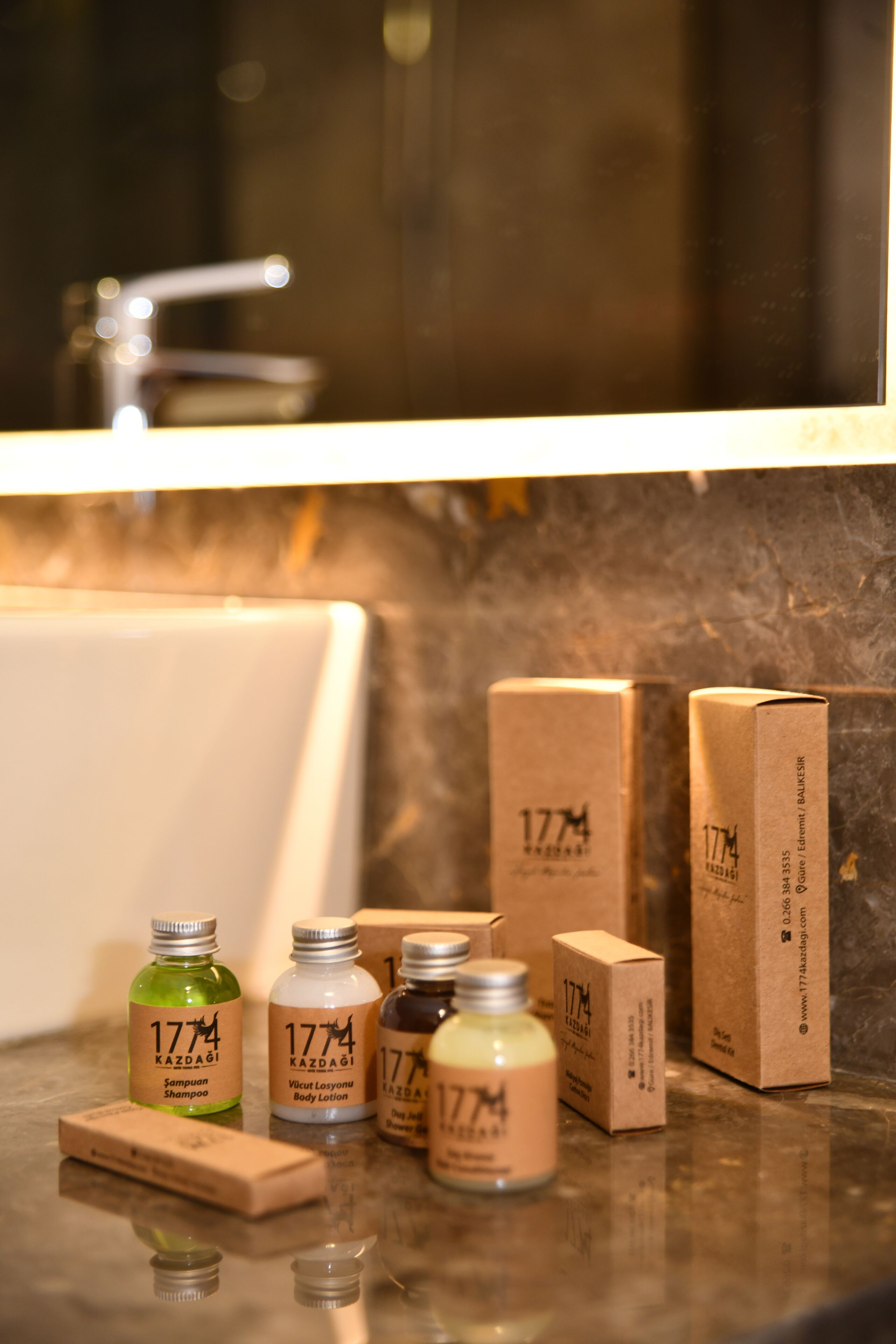 free toiletries, hair dryer, bathrobes, slippers