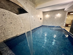2 indoor pools, seasonal outdoor pool