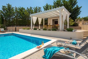 Outdoor pool, a heated pool - Beautifull Villa with Pool (Vodice)