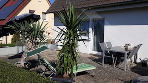 Terrace/patio - Ferienwohnung Auszeit (Hofheim in Unterfranken)