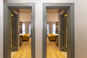 Premium bedding, minibar, in-room safe, desk