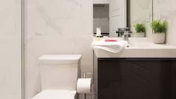 Free toiletries, hair dryer, towels