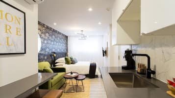 1 chambre, fer et planche Ă repasser, Wi-Fi gratuit, draps fournis