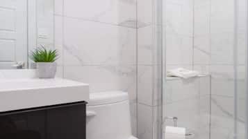 Hair dryer, towels
