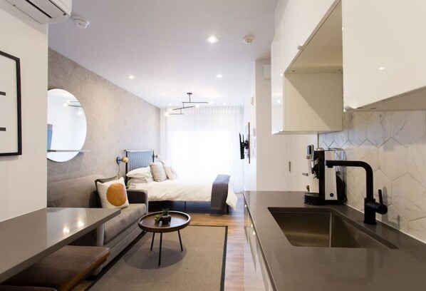 1 Schlafzimmer, Bügeleisen/Bügelbrett, kostenloses WLAN, Bettwäsche