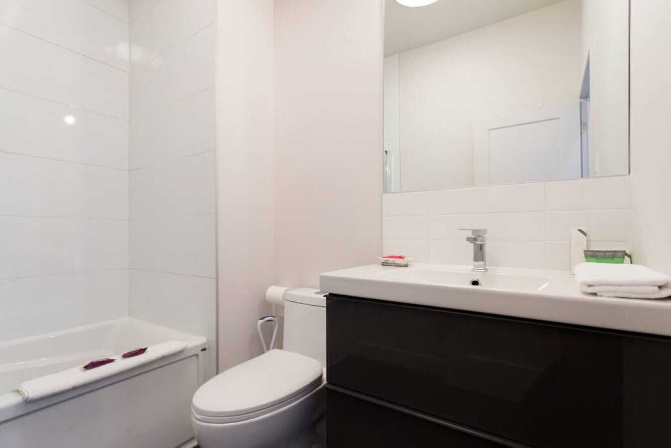Hair dryer, towels
