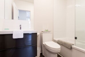 Hair dryer, towels