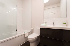Hair dryer, towels