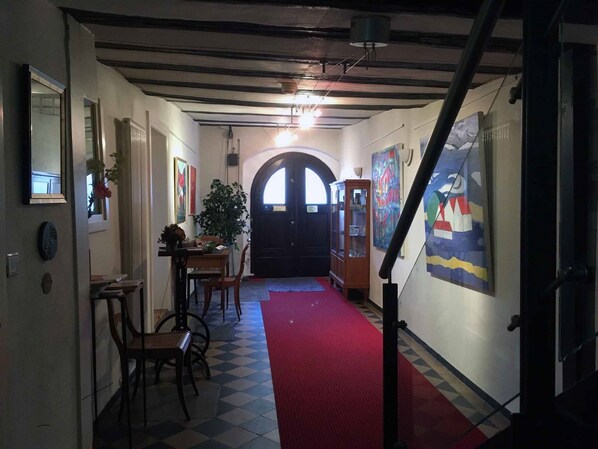 Interior entrance
