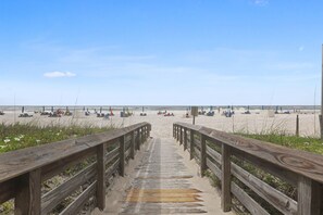 On the beach