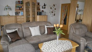 Apartment, 2 Bedrooms, Patio | Living area - Müllers Ferienwohnungen (Roedental)