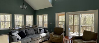 Stunning New Chalet in 17 acre Tug Hill Woodland Retreat