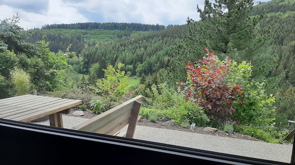 Apartment, Terrasse | Blick auf den Garten