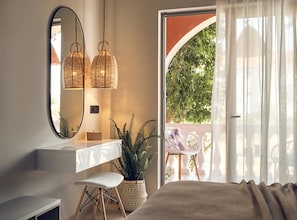 Deluxe Studio | Egyptian cotton sheets, premium bedding, pillowtop beds, free minibar - Nomas Living (Zakynthos)