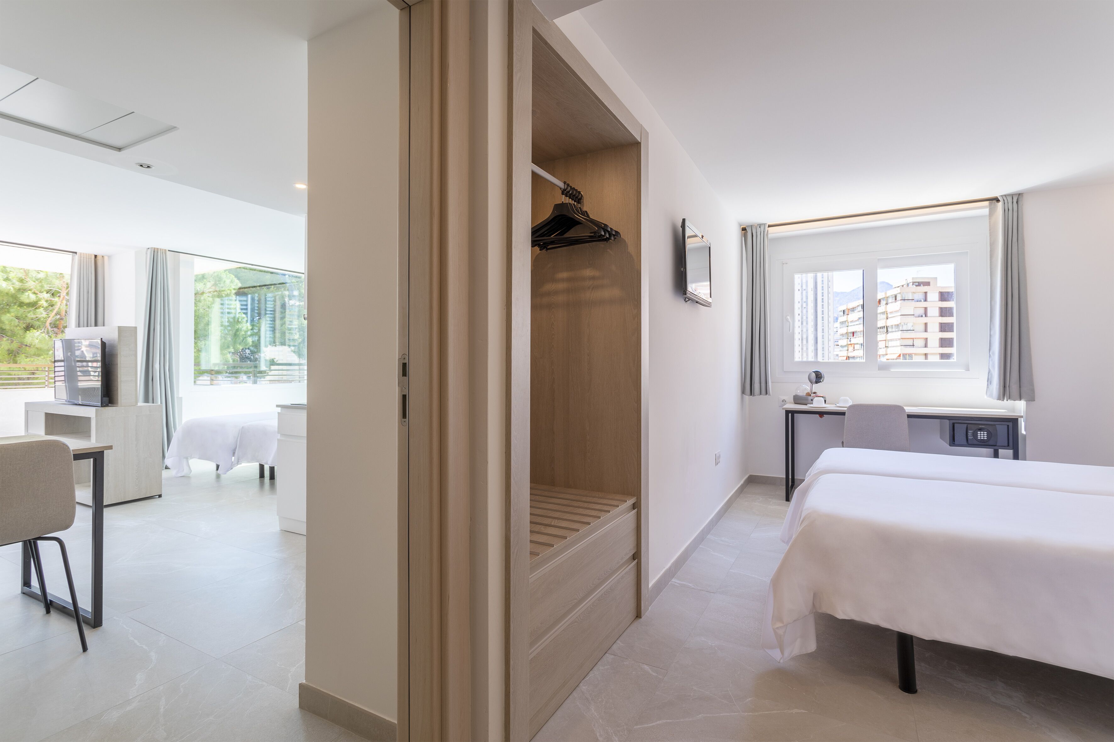 1 bedroom, down duvets, individually decorated, individually furnished