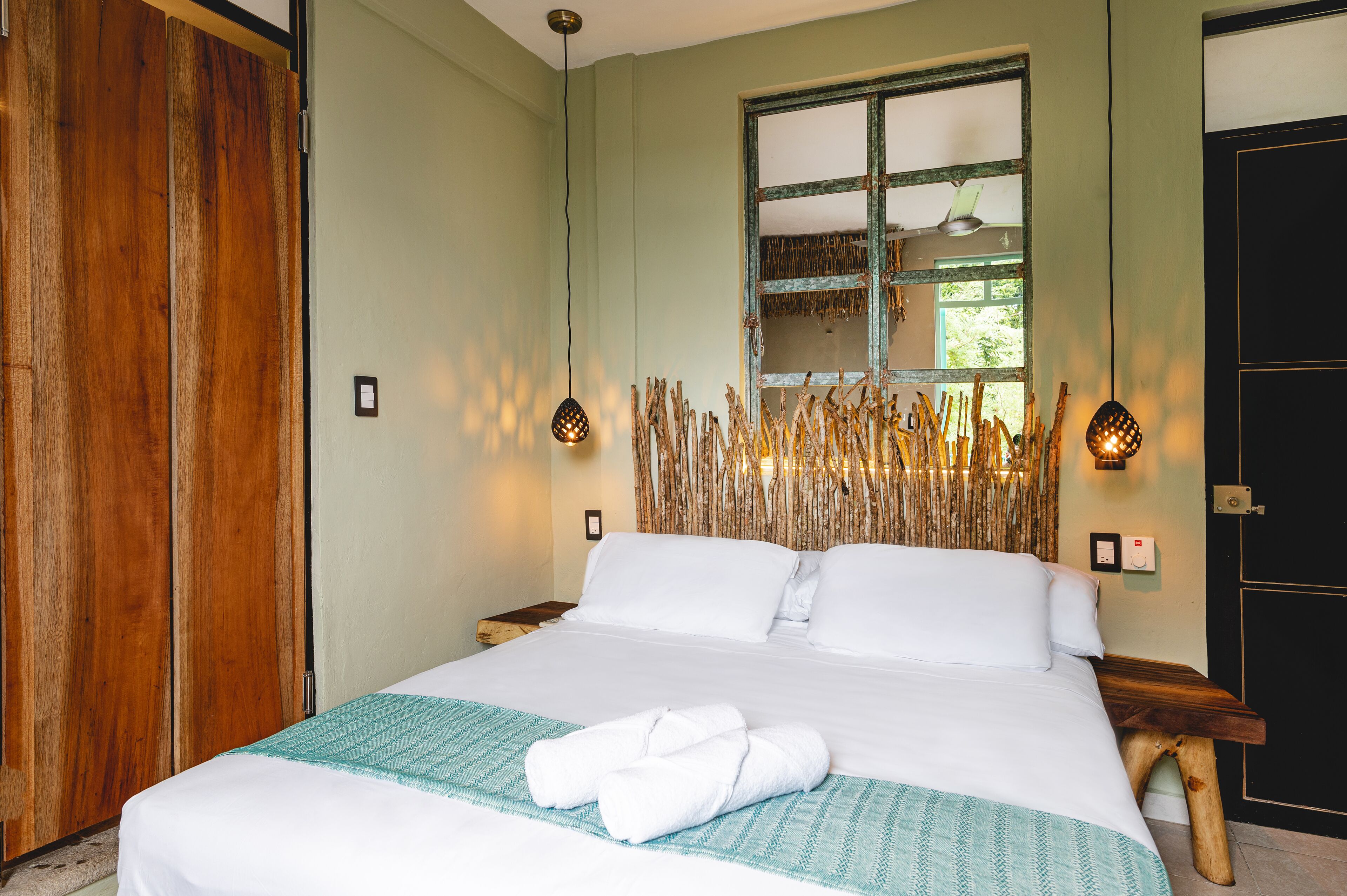 Premium bedding, down comforters, individually decorated