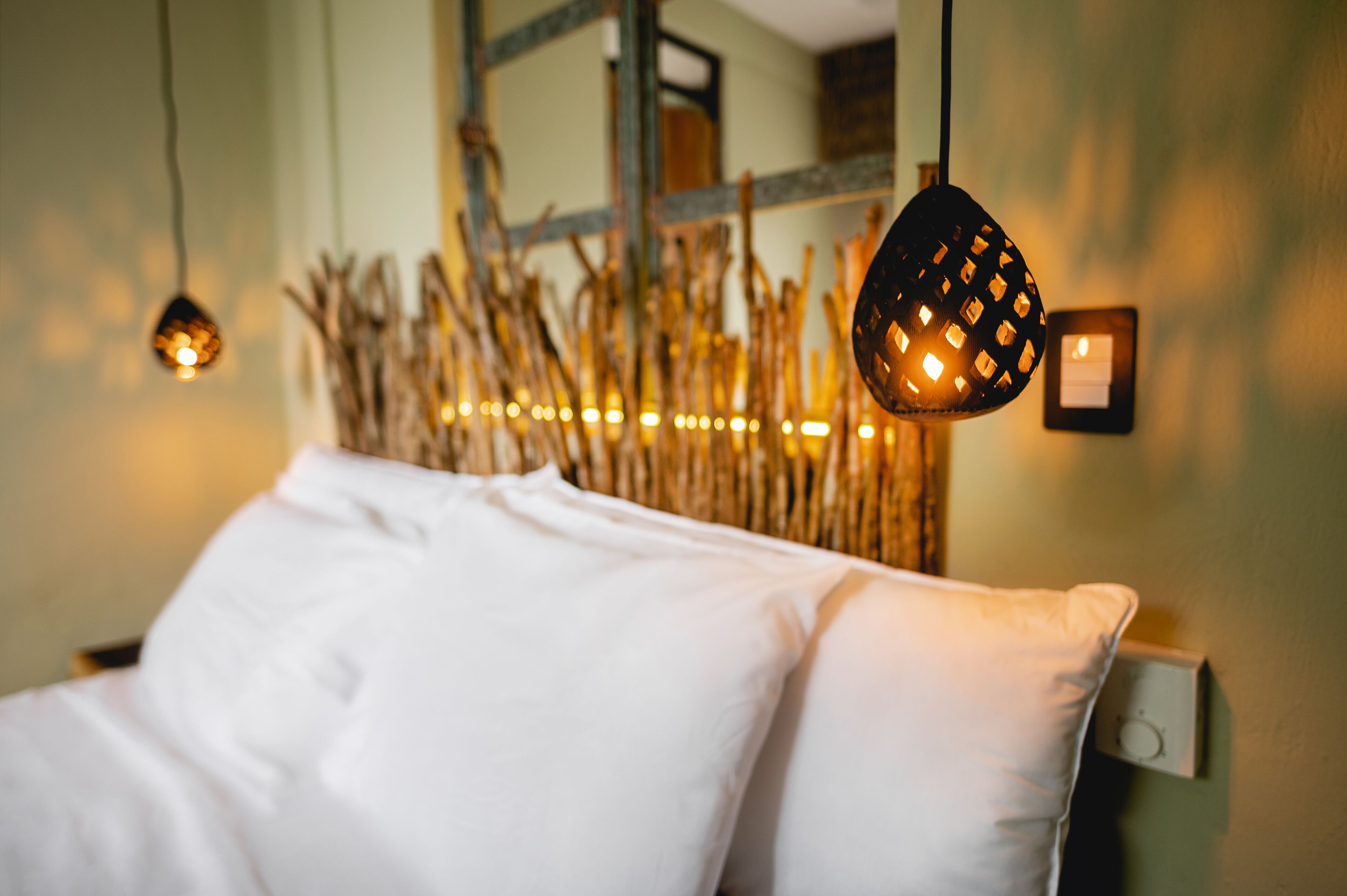 premium bedding, down duvets, pillow-top beds, individually decorated